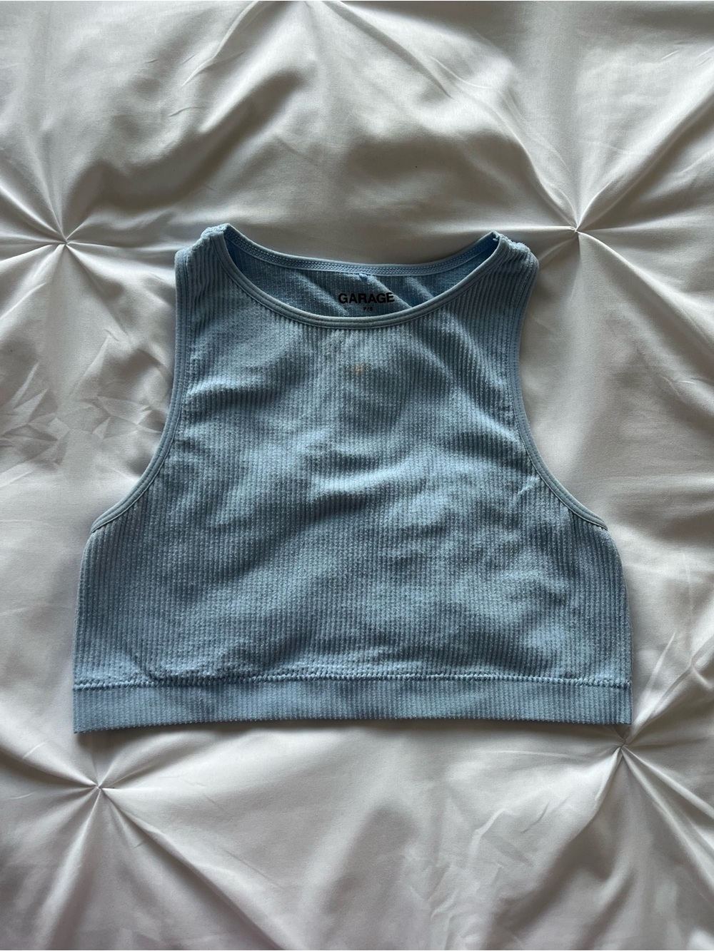 Garage ribbed tank top